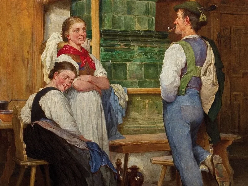 1841-Adolf Theodor Franck - Nel salotto, 1911